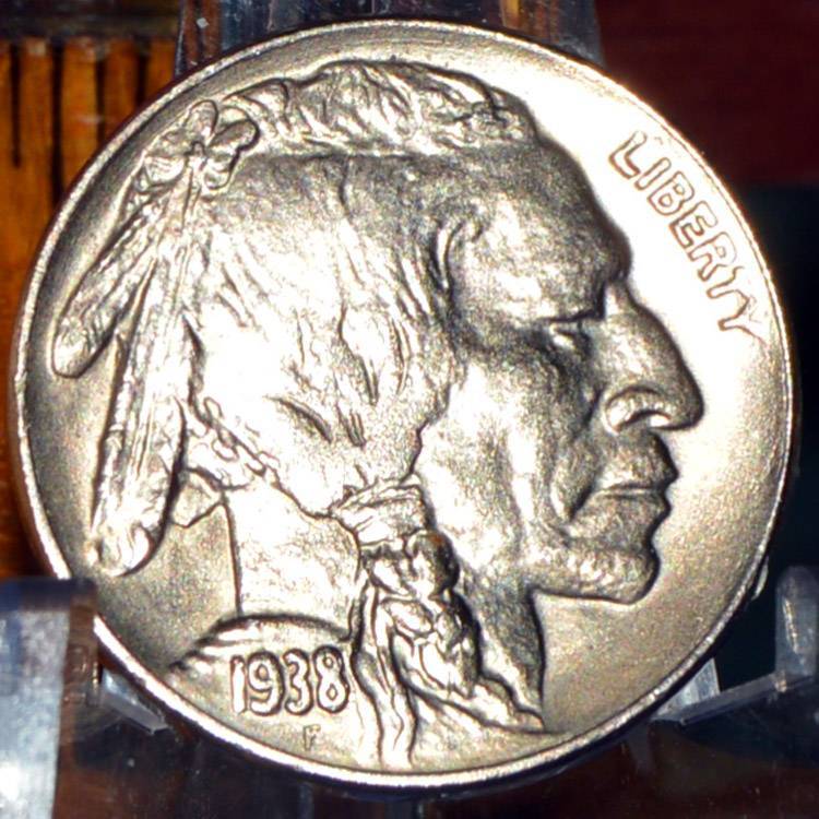 1938-D-Buffalo-Nickel-For-Grading,-Nicer-Raw-Coin,-AU-Or-Slider-Uncirc?