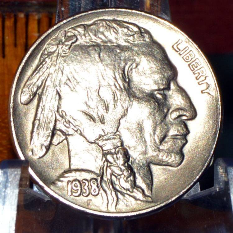 1938-D-Buffalo-Nickel-For-Grading,-Nicer-Raw-Coin,-AU-Or-Slider-Uncirc?