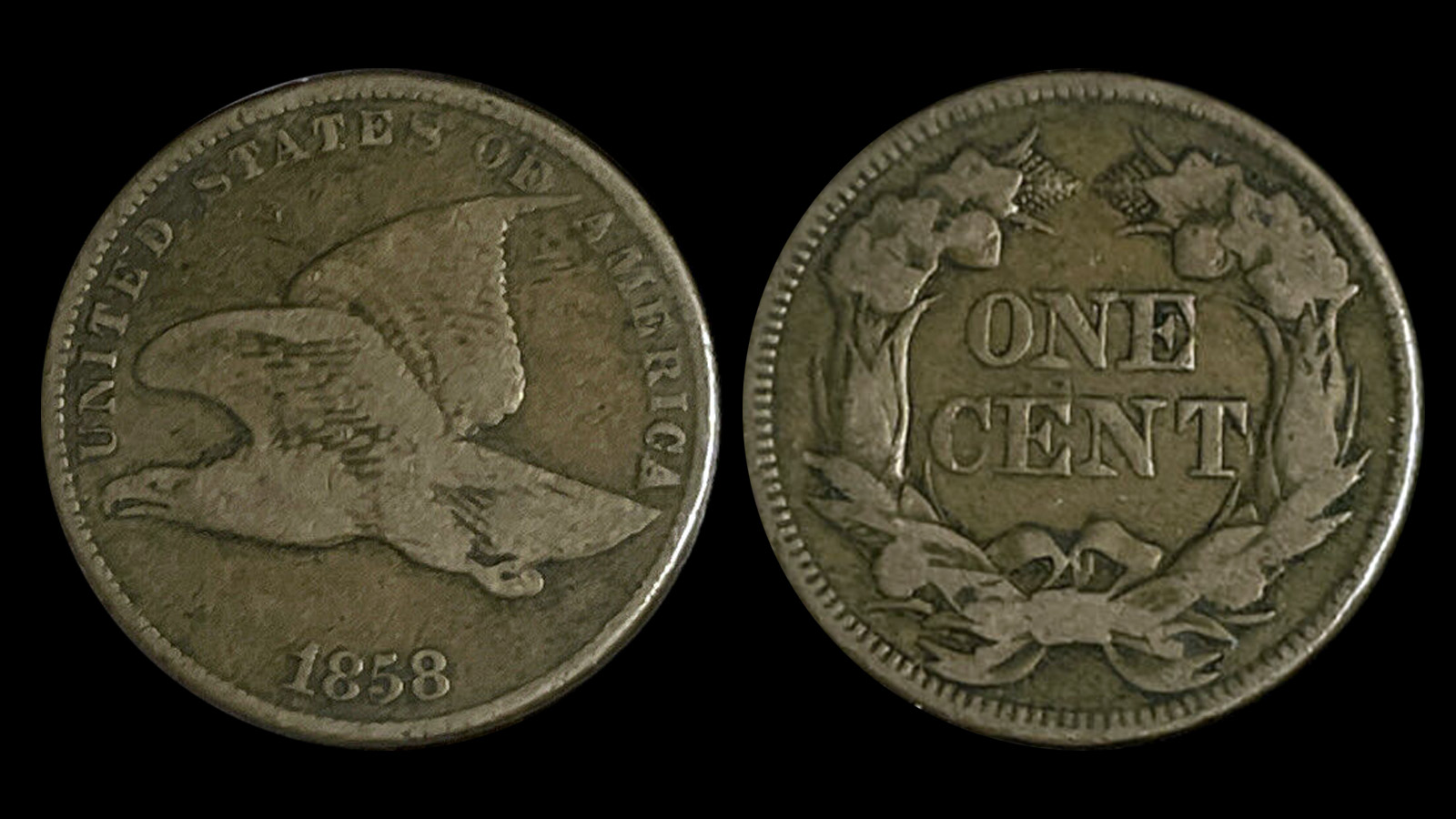 1858-Flying-Eagle-Cent-For-Grading,-Nice-Circulated-Coin?