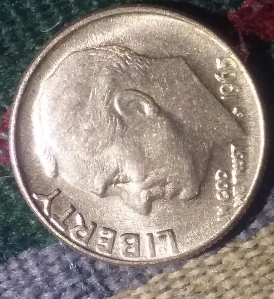 1965-Dime-With-Lines-Around-The-Edge