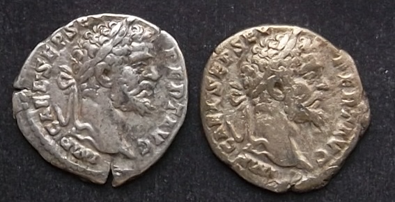 Two-S.-Sever--Legionary-Denarius-From-The-Same-Dies?
