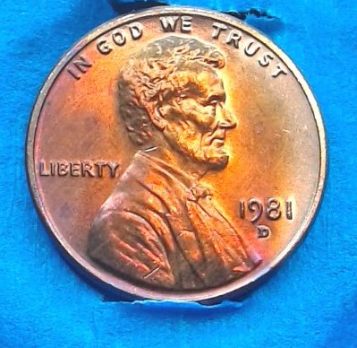1981-D-Lincoln-Cent-Toner-Obv