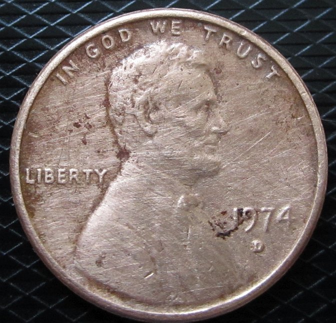 1974-D-Penny---Verdigris-&-More!