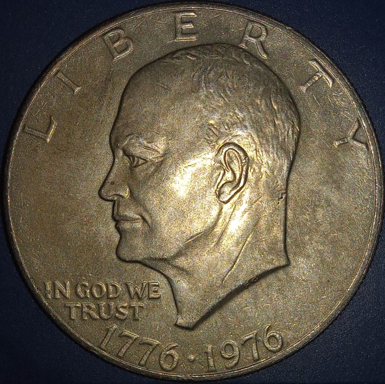 Eisenhower-Bicentennial-Type-2,-Most-Likely-Machine-Doubling,-But-Wanna-Ask.-1976-Dollar