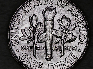 Shiny-Area-On-The-Reverse-Of-This-Dime?-1955-P