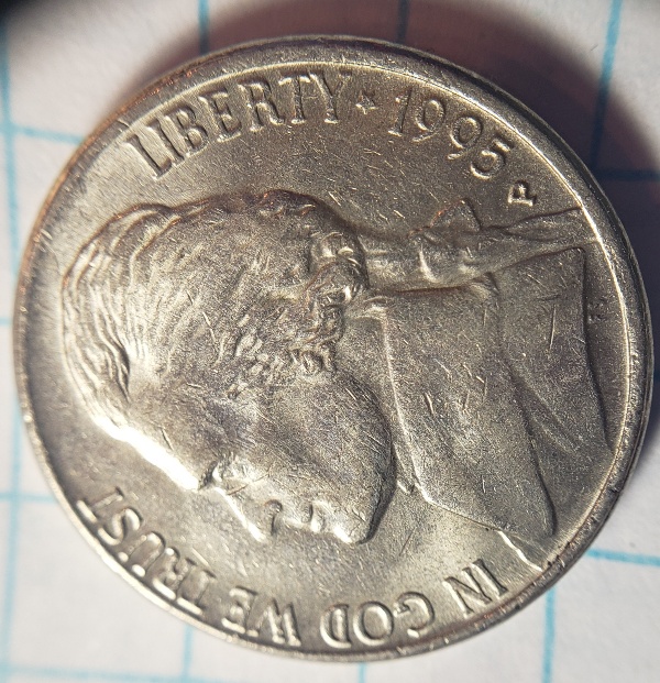 Five-Cent-1995-P-Just-I-See-Somthing-Weird