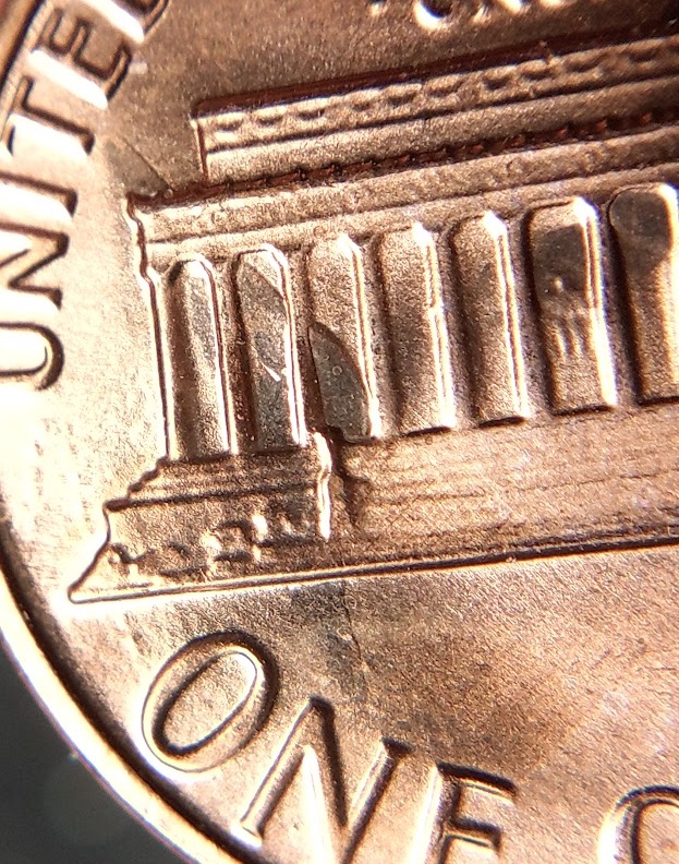 1983-P-Lincoln-Cent--Unabraded-Atypical-Clash-Veds--Multiple-Event-3-Times?-With-Rotation