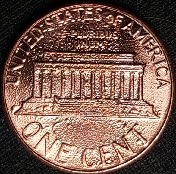 1983-P-Lincoln-Cent.-Most-Extreme-Plating-Blisters?