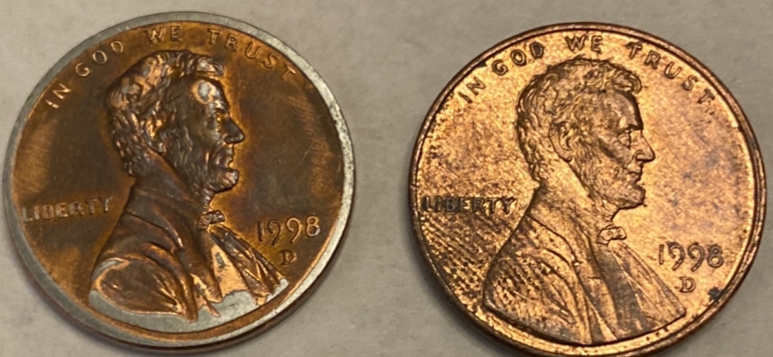1998-D-Penny.-Finnish-Is-Wearing-Off-And-Thinner-Than-Normal