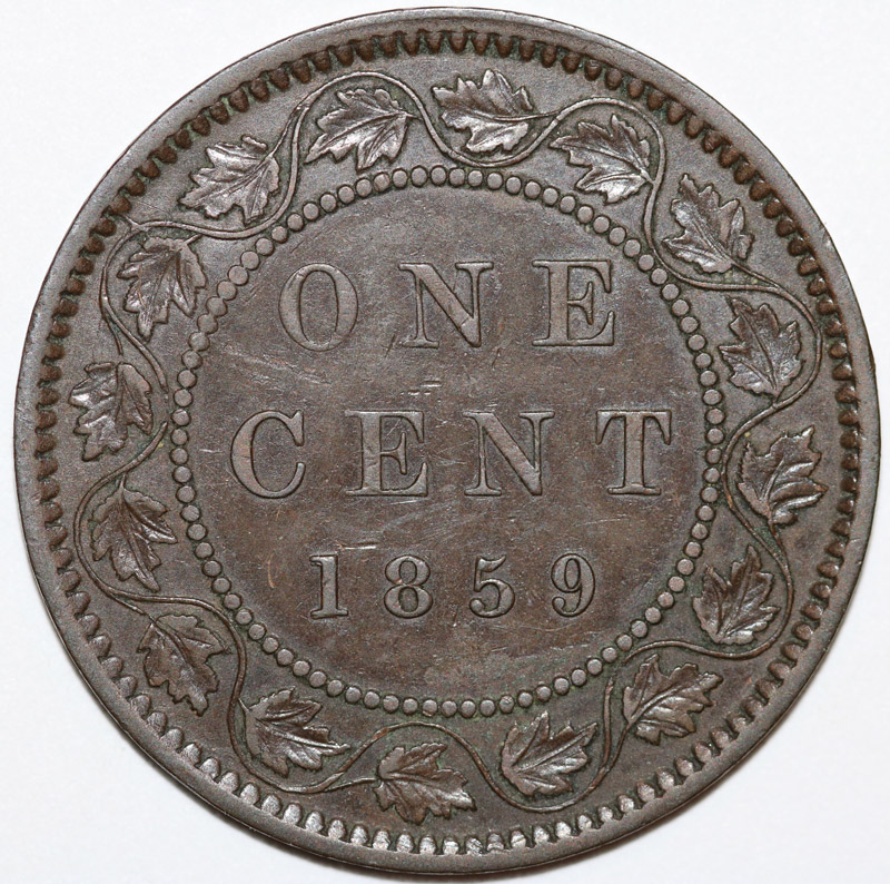 1859-Canadian-Large-Cents-From-The-Okiecoiner-Collection
