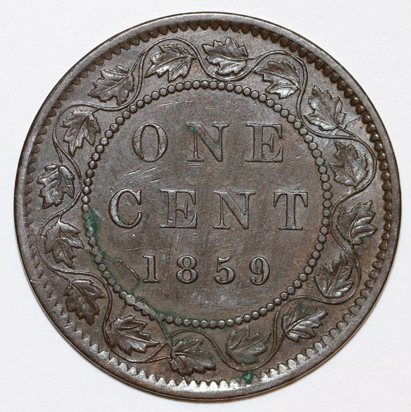 1859-Canadian-Large-Cents-From-The-Okiecoiner-Collection