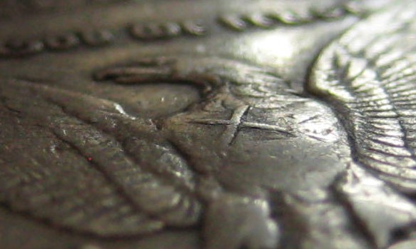 1887-Morgan-With-Cross-On-Eagle-Chest.-Any-Ideas?
