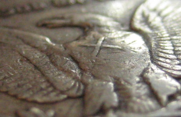 1887-Morgan-With-Cross-On-Eagle-Chest.-Any-Ideas?