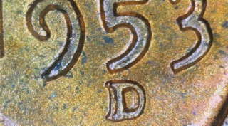 1953-D-Lincoln-Cent--Double-Punched-Mint-Mark-Or-Machine-Doubling