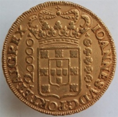 1725-M-Brazil-20000-Reis-Gold-Coin-For-Grading