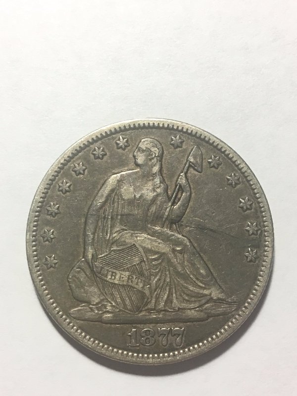 1877-Seated-Liberty-Half-Dollar-For-Grading