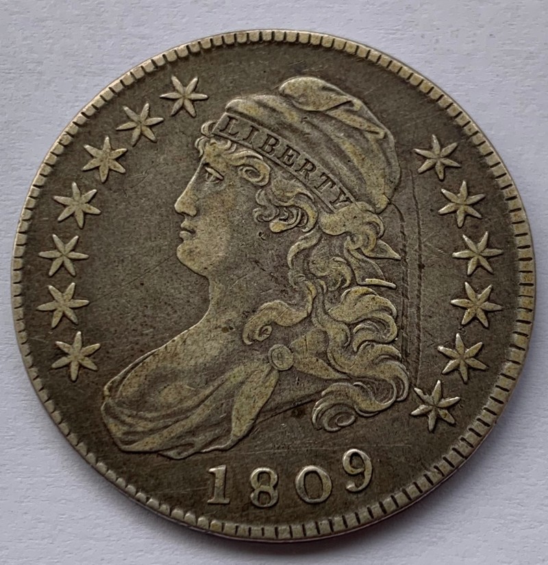 1809-Capped-Bust-Half-Dollar-O-102-For-Grading