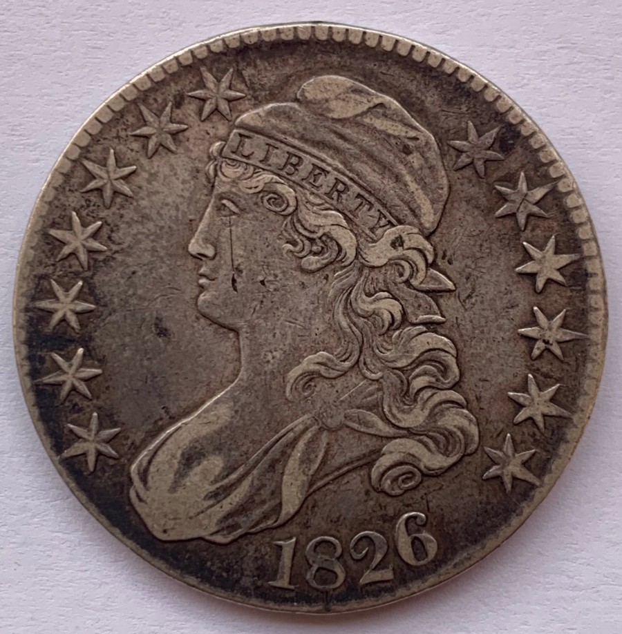 1826-Capped-Bust-Half-Dollar-O-103-For-Grading