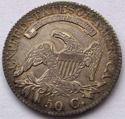 1824-Capped-Bust-Half-Dollar-O-115-For-Grading