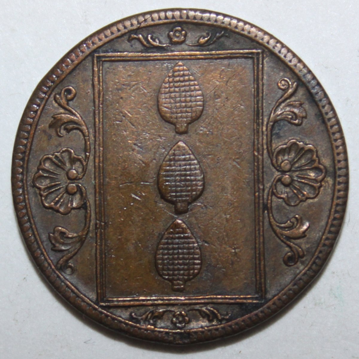 Queen-Victoria,-Looks-To-Be-Bronze,-22mm,-Unknown?-Id:-Likely-German-Gaming-Token