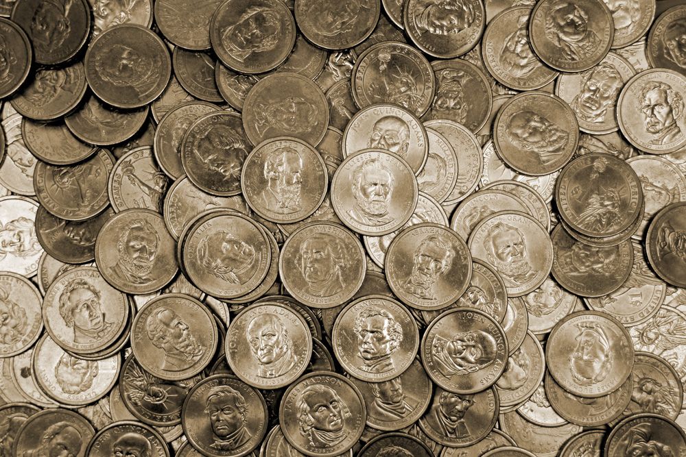 US-Small-Dollar-$1-Coins-SBA-,-Sacagawea,-Presidents-&-American-Innovation
