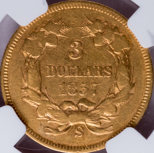 1857-S-$3-Gold-Princess