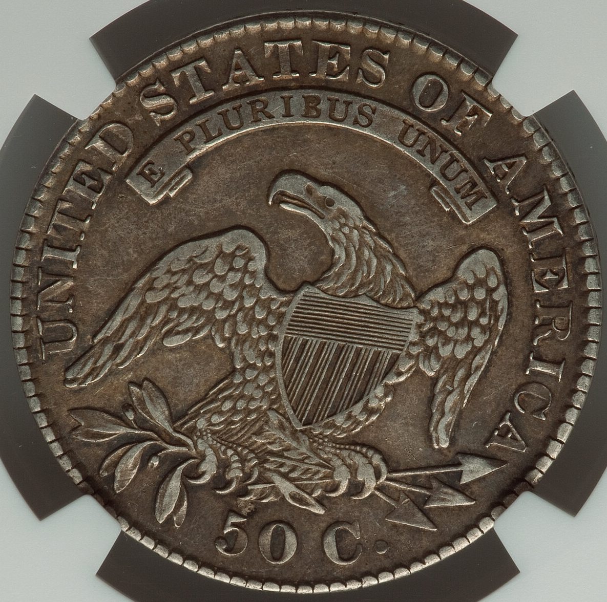 1830-Capped-Bust-Half-NGC:-Crusty-Patina