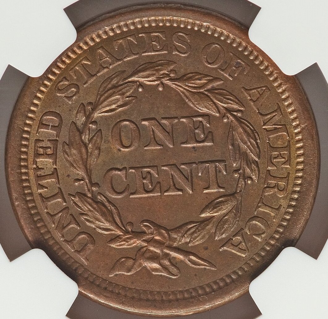 1856-Braided-Hair-Large-Cent-With-Modest-Nasal-Imperfection