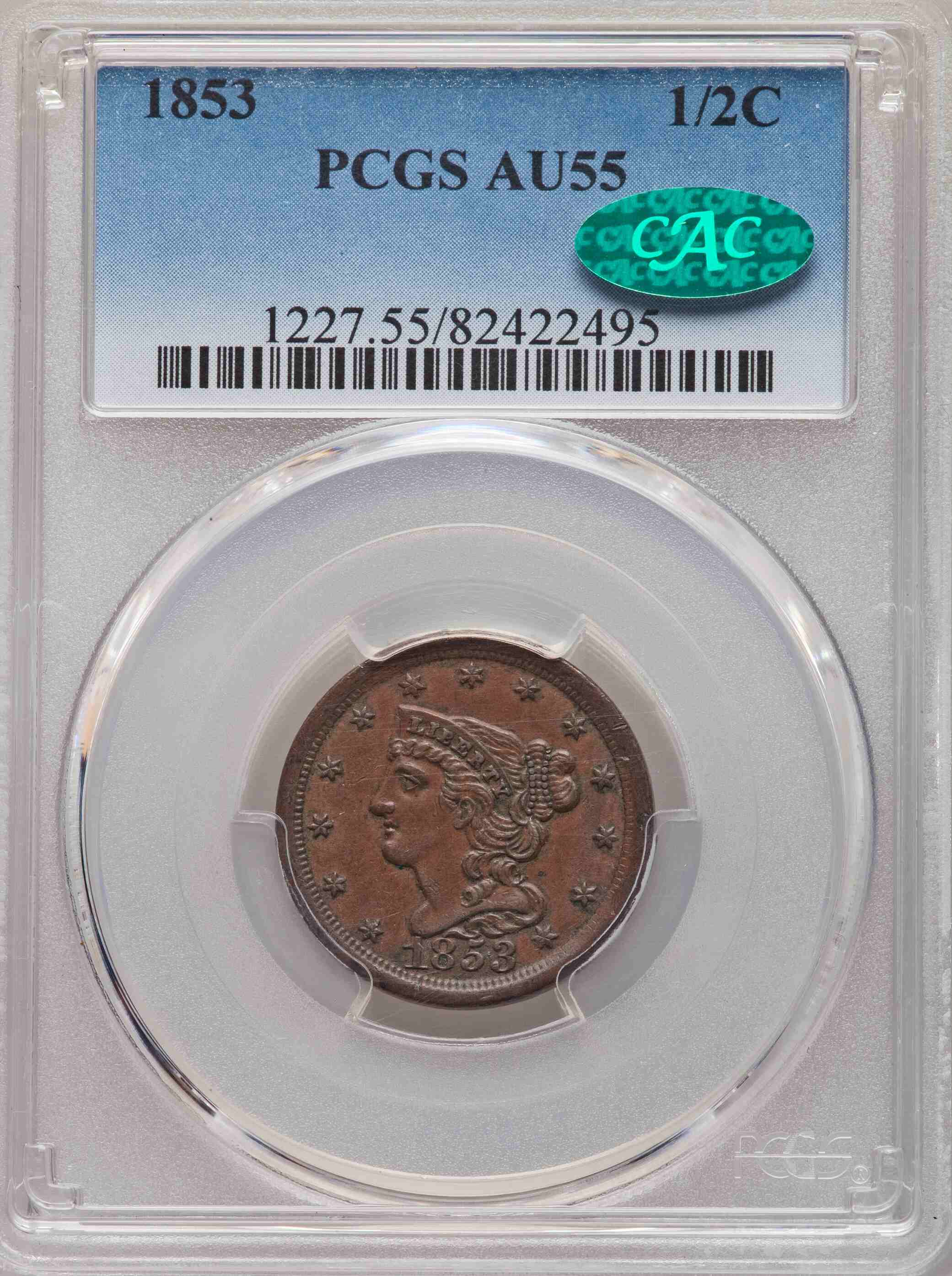 1853-Half-Cent,-