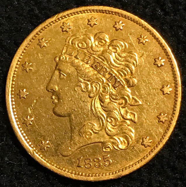 1835-Half-Eagle-For-Grading-Opinions