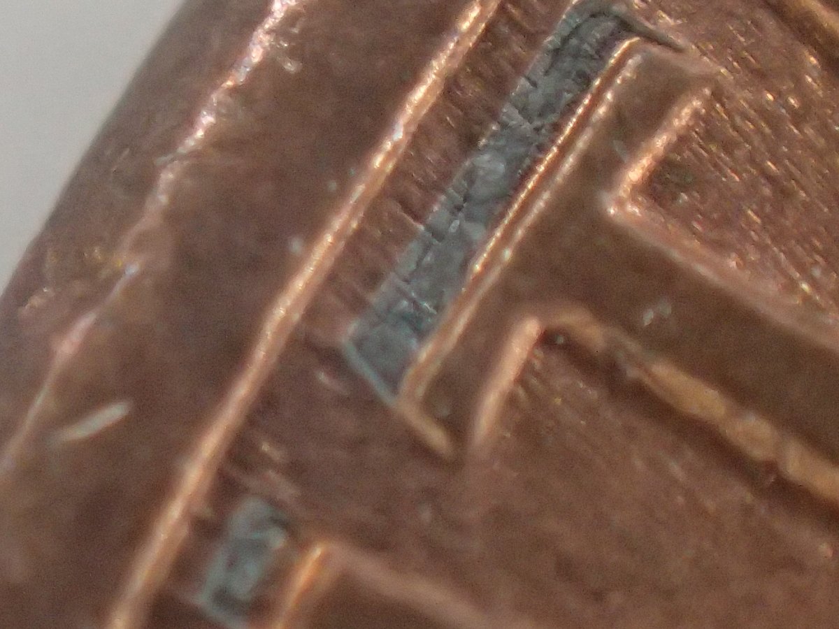 Corrosion-Of-Pennies,-1991-D-Example