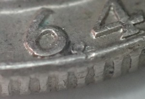 1964-D-Washington-Quarter-Die-Crack-And/Or-Delam