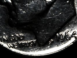 1964-Roosevelt-Dime-SMS-/-Proof