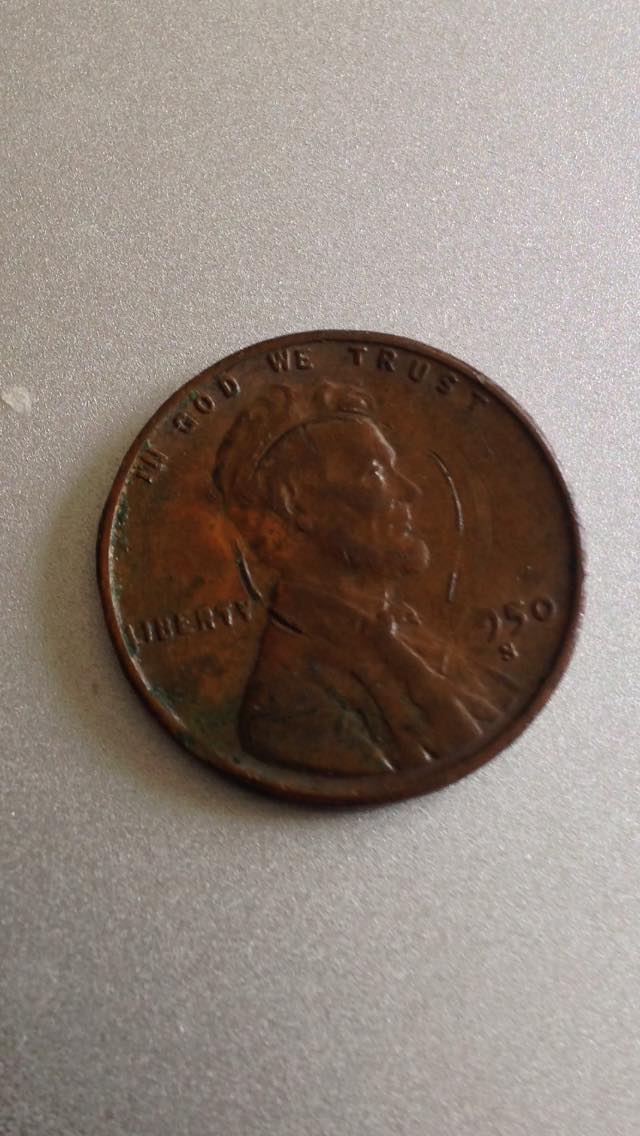 1950-Wheat-Cent---Missing-