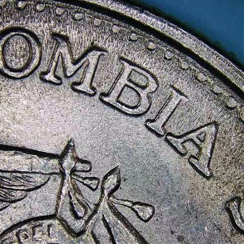 Colombia-1966-50-Centavos-Retained-Die-Break