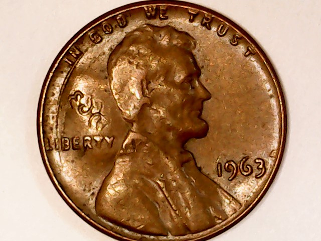 1963-Lincoln-Cent-Flip-Over-Strike-?