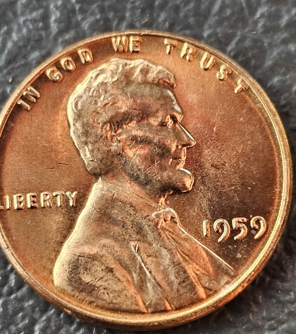 Almost-Uncirculated-1959-Penny-Die-Chip-Find