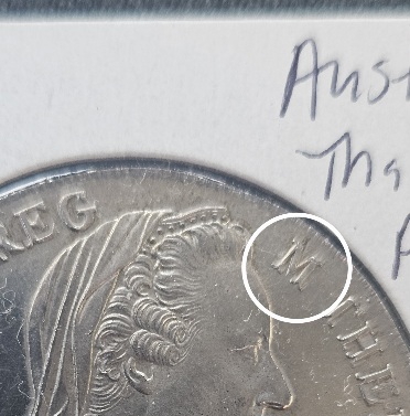1780-Austrian-Thaler-Restrike-Coin-Question