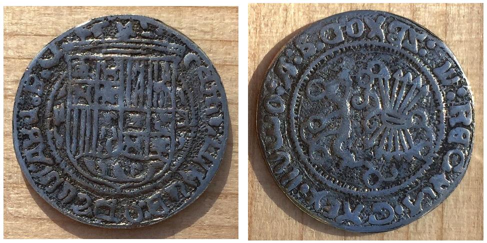 Help-Identify-Id:-Ferdinand-&-Isabella-1-Real-&-2-Reales-Replica-Coins