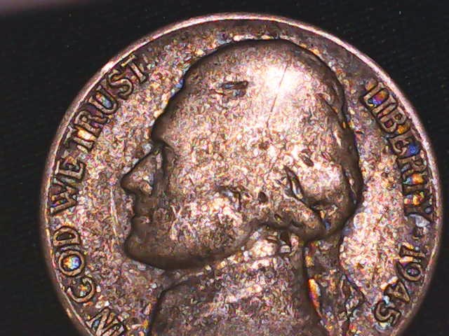 1945-P-Multi-Colored-War-Nickel