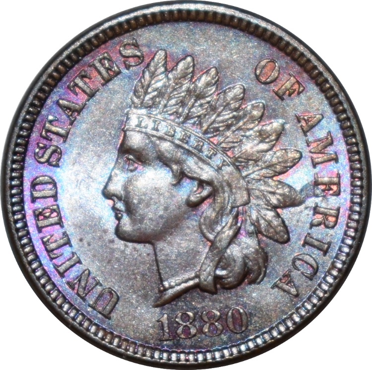 1880-Indian-Head-Cent---Struck-Through?