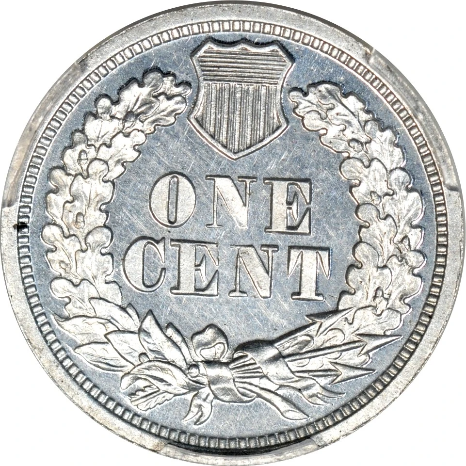 Pattern-1885-Indian-Head-Cent-Struck-In-Aluminum