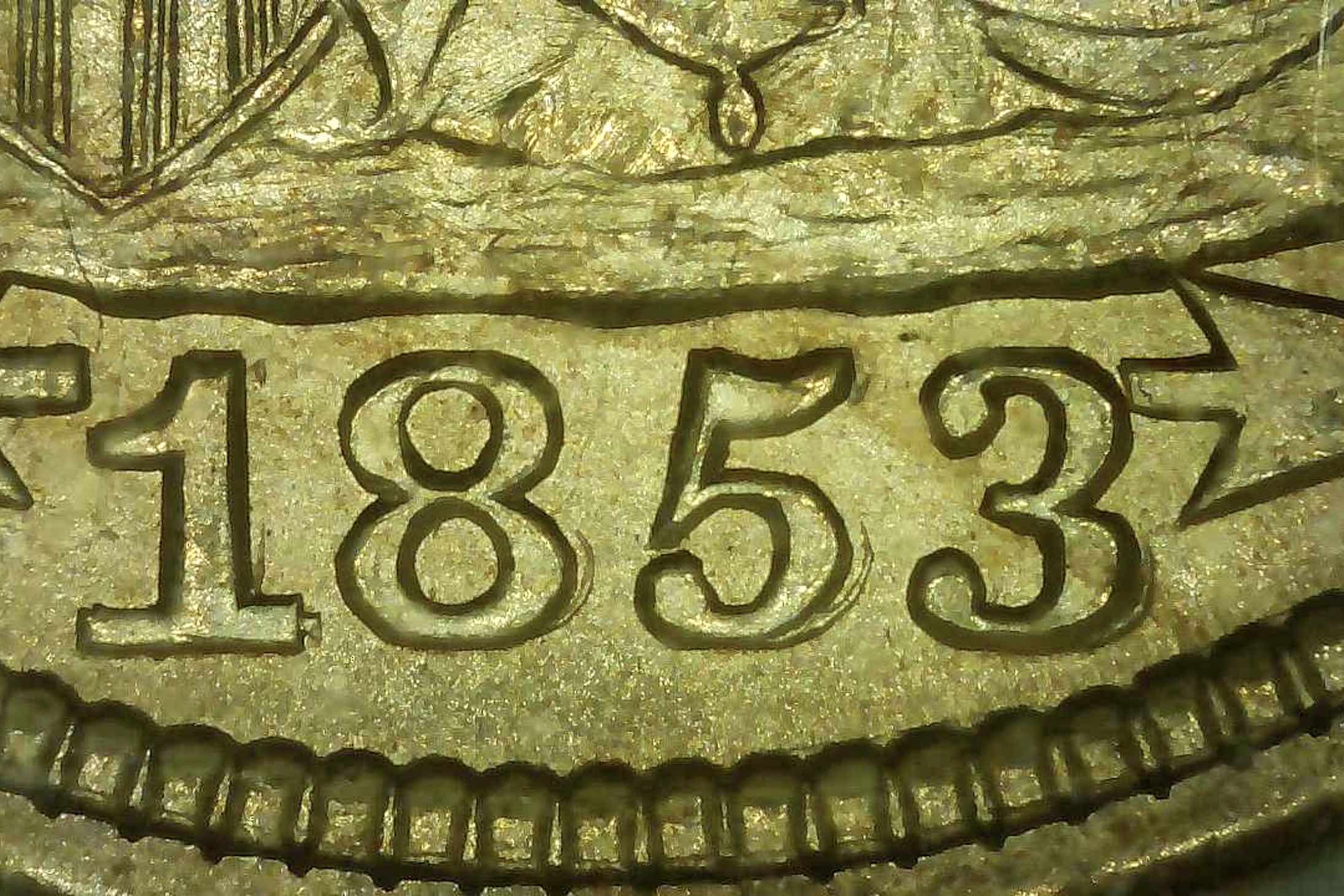 1853/1853-Liberty-Seated-Dime-F-107,-Finest-Known