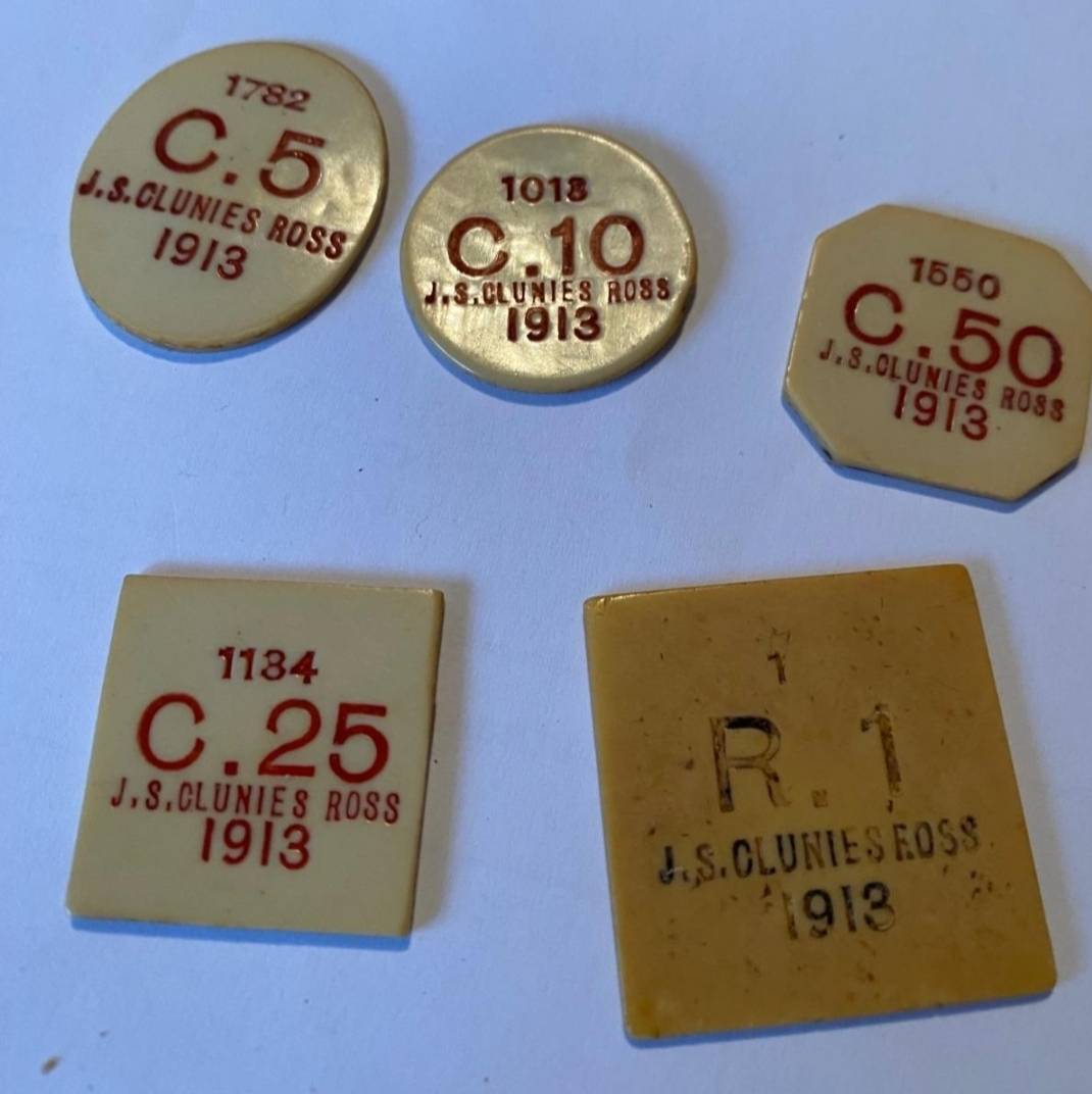 Keeling-Cocos-Island-1913-Tokens