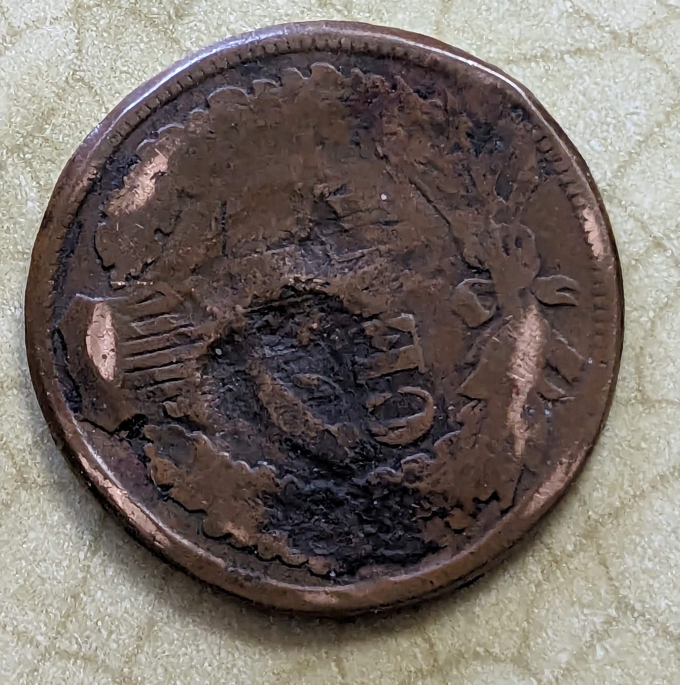 Damaged-Or-Double-Struck-Indian-Head-Penny?