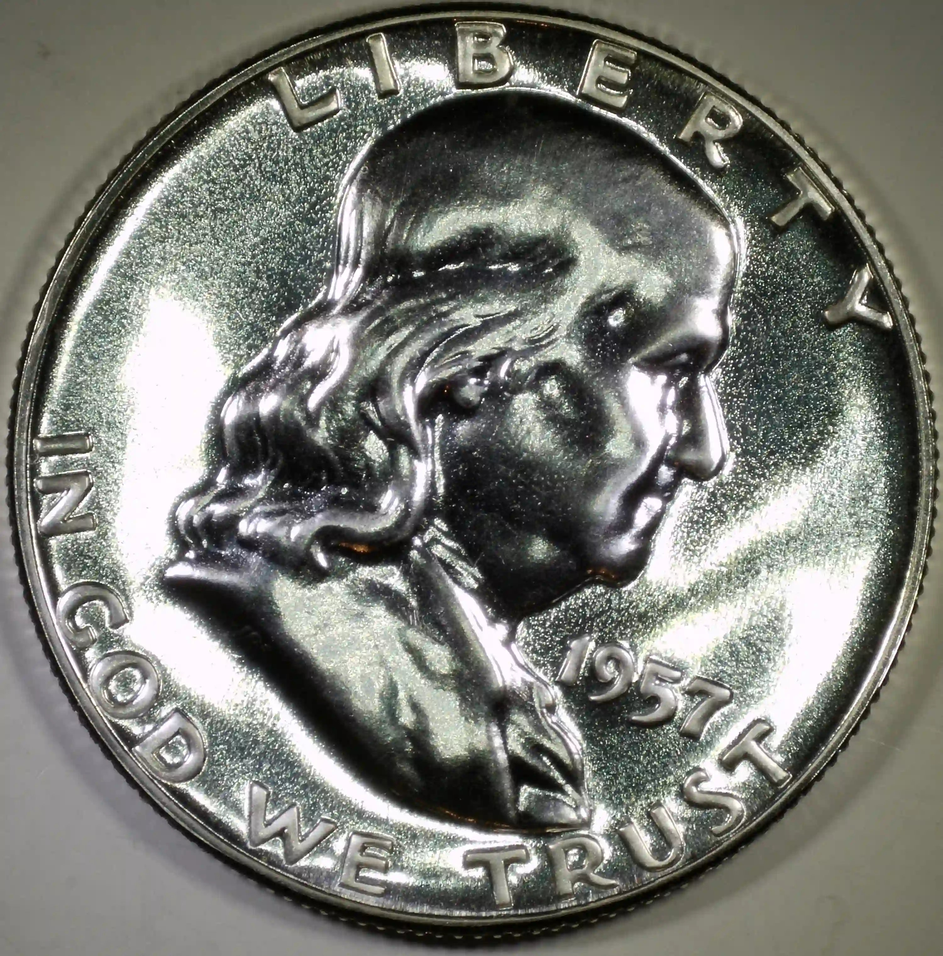 1957-Franklin-Half-Dollar