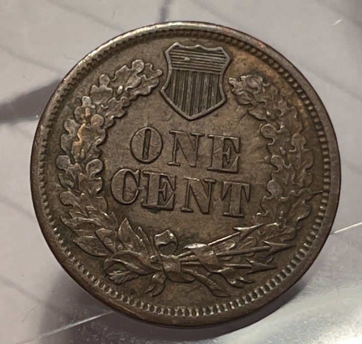1864-Bronze-Indian-Cent-Die-Chip-In-Shield-Variety-Help