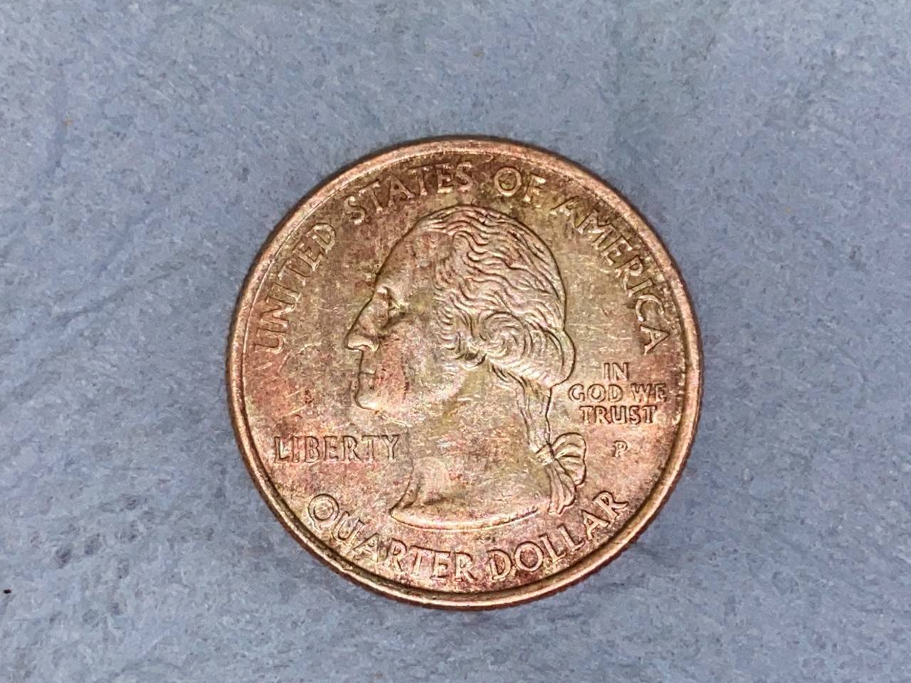 Copper-Clad-Missing-On-Reverse-2004-Texas-State-Quarter