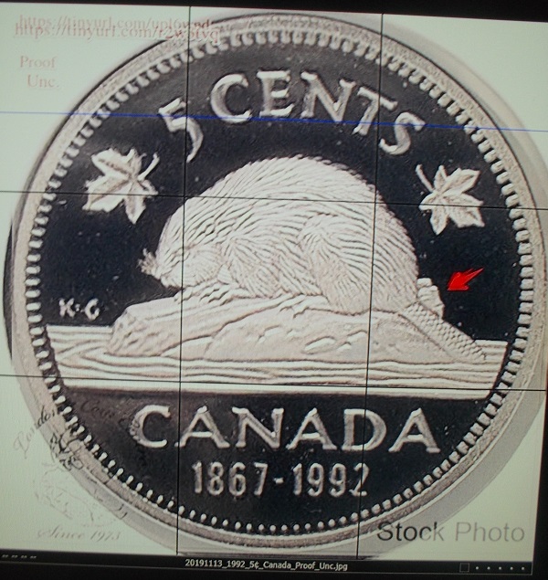 1992-Type-2-Nickel:-Re-Engraved-Beaver