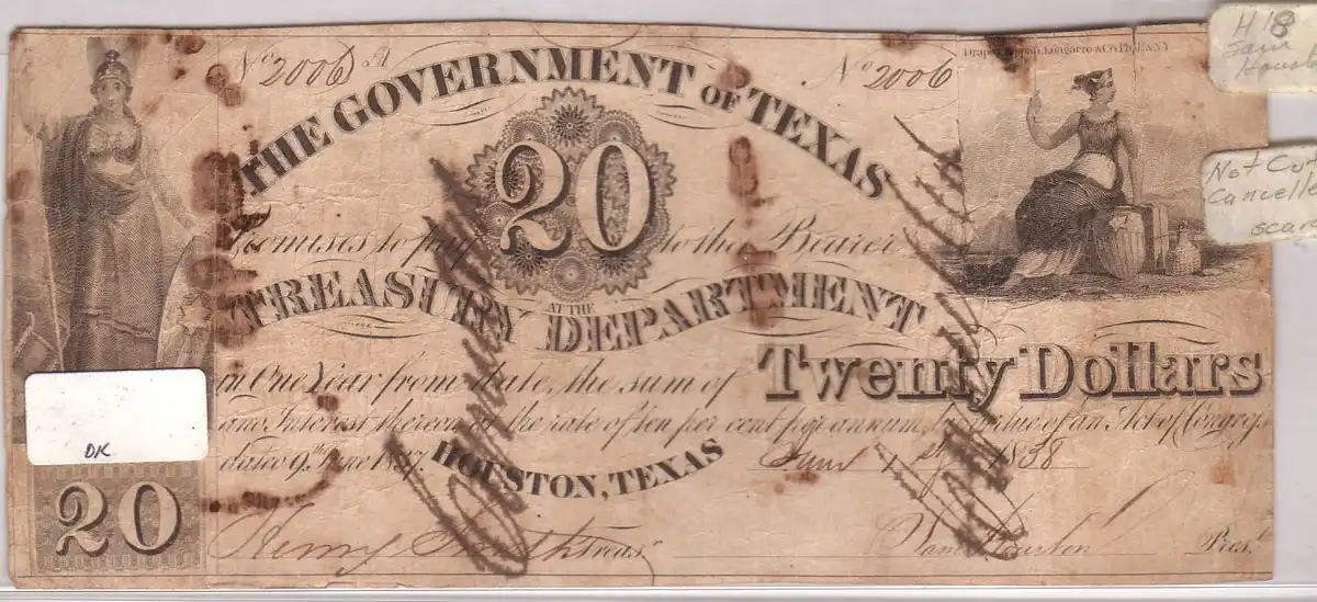Republic-Of-Texas-Currency